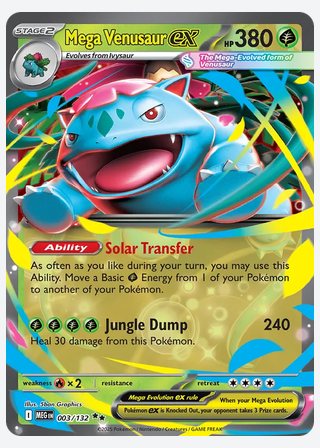 Mega Venusaur ex — catalogusbeeld