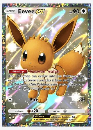Eevee ex — catalogusbeeld