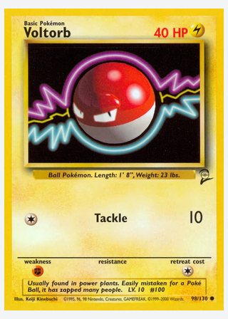 Voltorb — catalogusbeeld