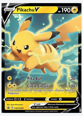 Pikachu V — catalogusbeeld