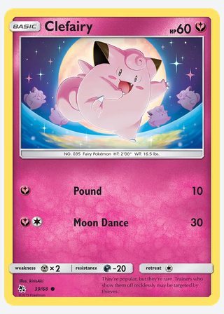Clefairy — catalogusbeeld
