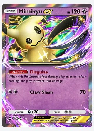 Mimikyu ex — catalogusbeeld