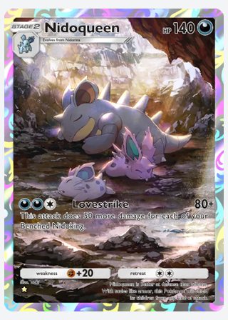 Nidoqueen — catalogusbeeld
