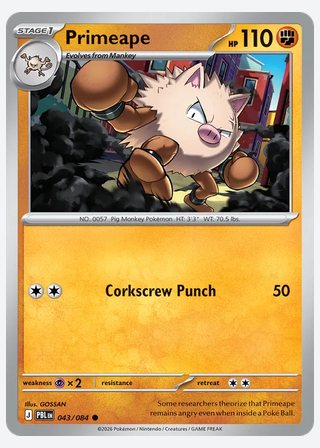 Primeape — catalogusbeeld