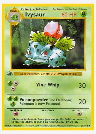 Ivysaur — catalogusbeeld