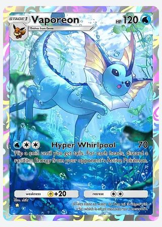Vaporeon — catalogusbeeld