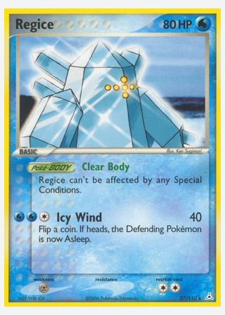 Regice — catalogusbeeld