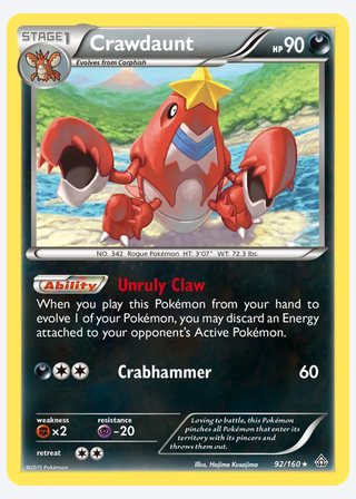Crawdaunt — catalogusbeeld