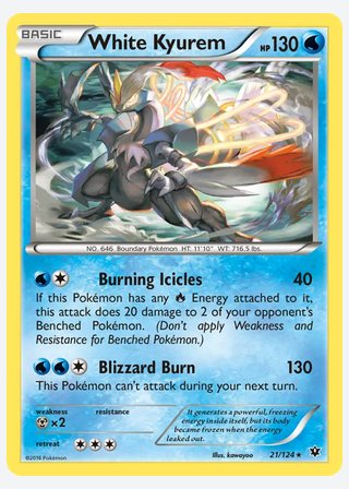 White Kyurem — catalogusbeeld