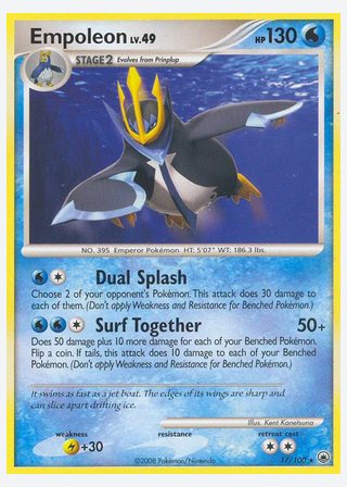 Empoleon — catalogusbeeld