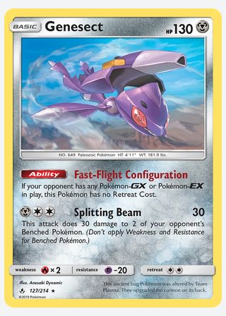 Genesect — catalogusbeeld