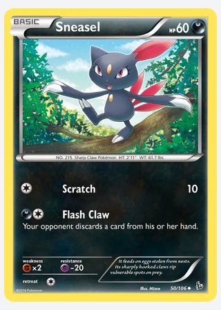 Sneasel — catalogusbeeld