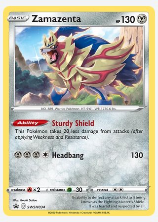 Zamazenta — catalogusbeeld