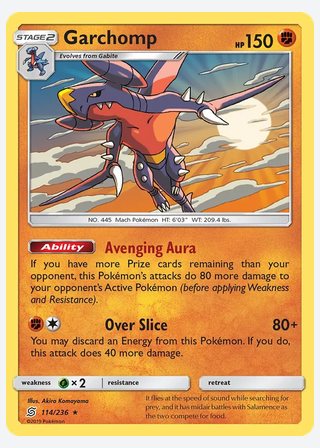 Garchomp — catalogusbeeld