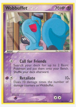 Wobbuffet — catalogusbeeld