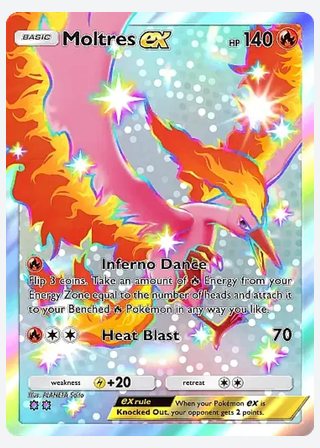 Moltres ex — catalogusbeeld