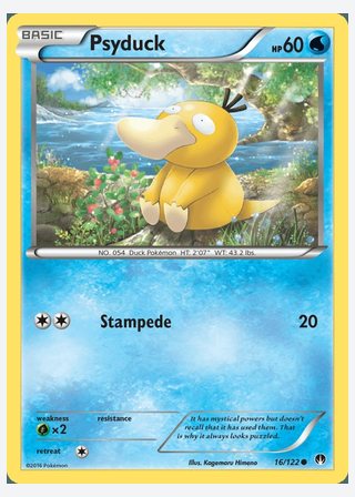 Psyduck — catalogusbeeld
