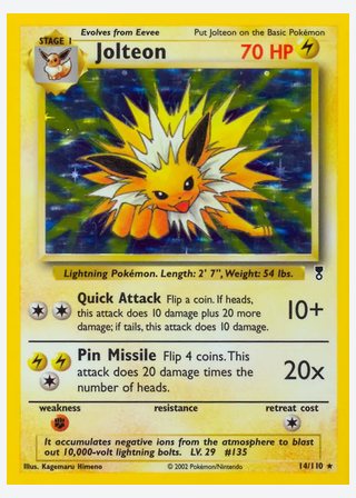 Jolteon — catalogusbeeld