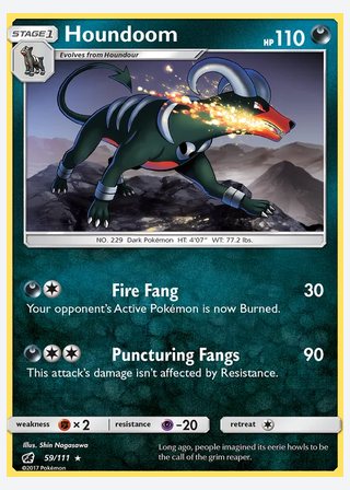 Houndoom — catalogusbeeld