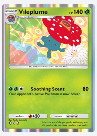 Vileplume — catalogusbeeld