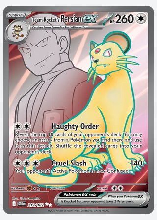 Team Rocket's Persian ex — catalogusbeeld
