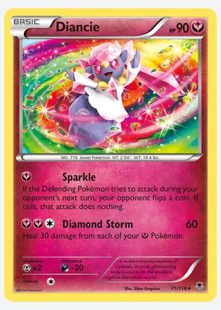 Diancie — catalogusbeeld