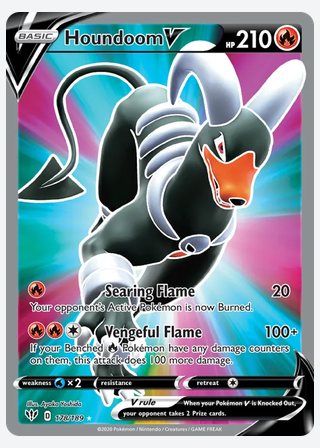 Houndoom V — catalogusbeeld