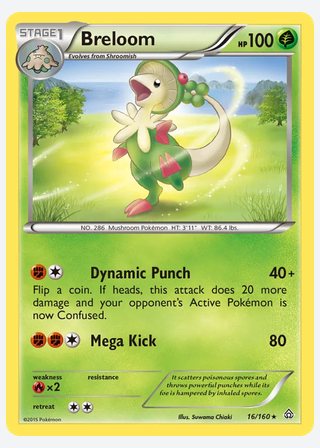 Breloom — catalogusbeeld