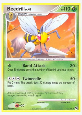Beedrill — catalogusbeeld