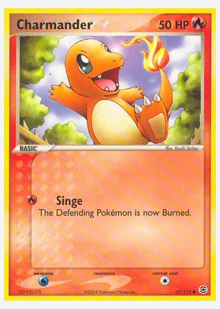 Charmander — catalogusbeeld