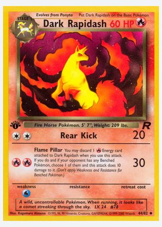 Dark Rapidash — catalogusbeeld