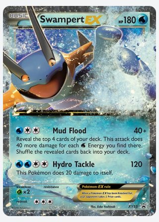 Swampert EX — catalogusbeeld