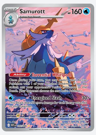 Samurott — catalogusbeeld