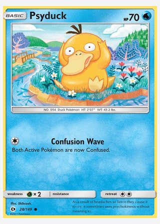 Psyduck — catalogusbeeld