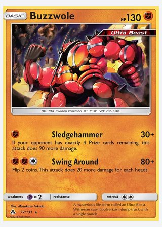 Buzzwole — catalogusbeeld