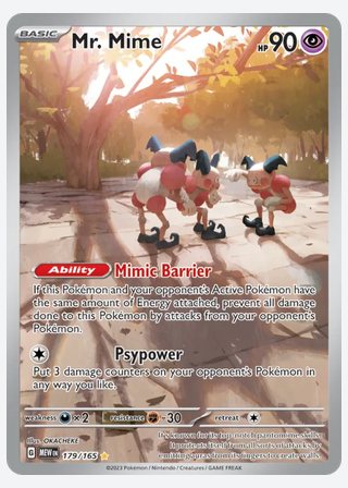 Mr. Mime — catalogusbeeld