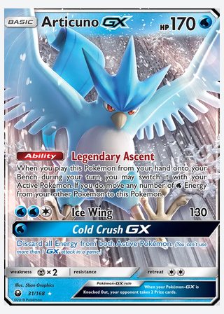 Articuno GX — catalogusbeeld
