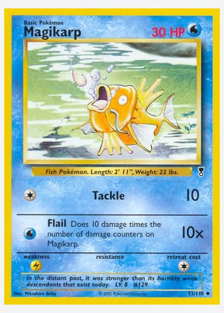 Magikarp — catalogusbeeld
