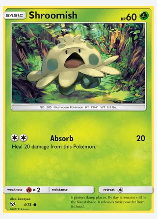 Shroomish — catalogusbeeld