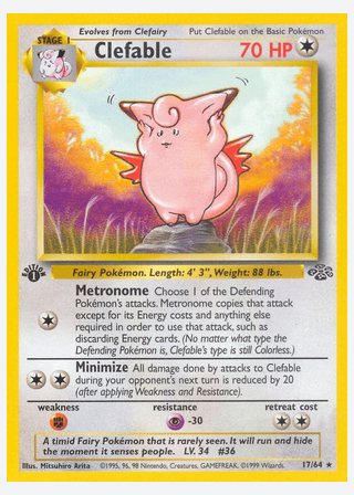 Clefable — catalogusbeeld