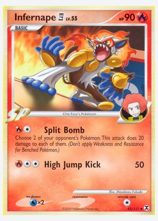Infernape E4 — catalogusbeeld