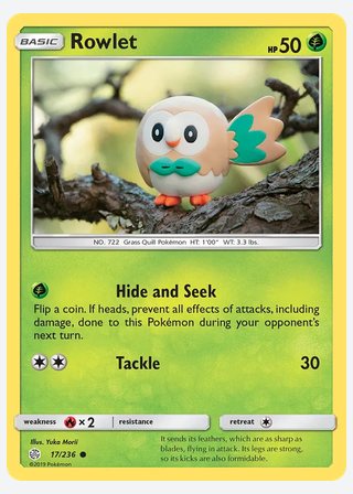 Rowlet — catalogusbeeld