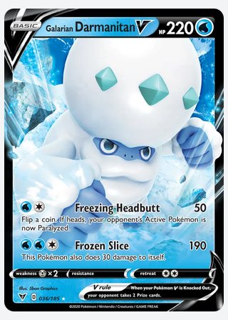 Galarian Darmanitan V — catalogusbeeld