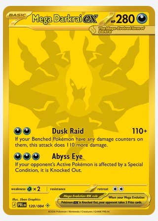 Mega Darkrai ex — catalogusbeeld