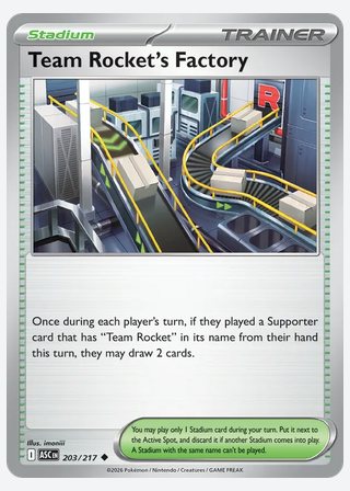 Team Rocket's Factory — catalogusbeeld