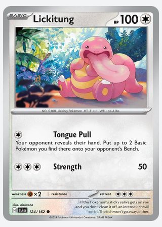 Lickitung — catalogusbeeld