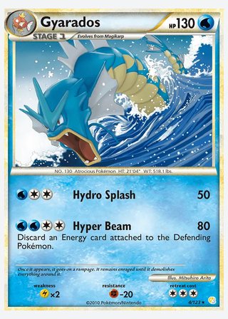 Gyarados — catalogusbeeld