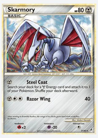 Skarmory — catalogusbeeld