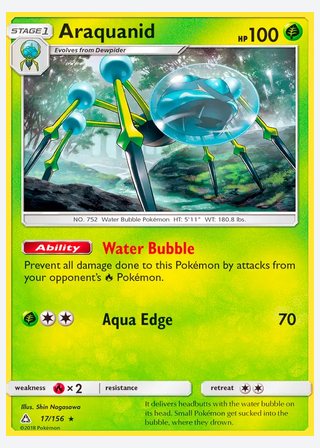 Araquanid — catalogusbeeld
