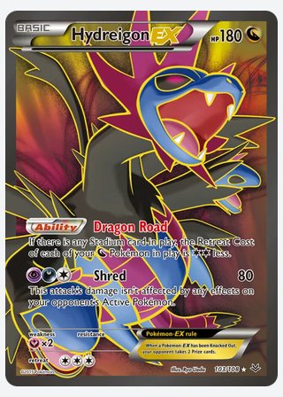 Hydreigon EX — catalogusbeeld